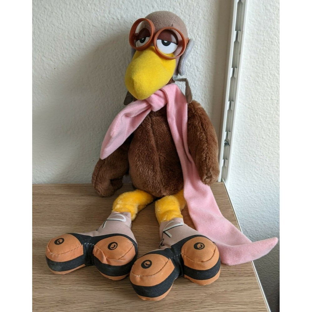 Vintage 1983 Wallace Berries Shoe Comic Strip Bird Skyler 13" Plush Stuff